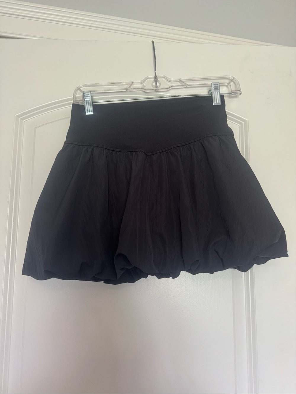 aerie Black Bubble Mini Skirt